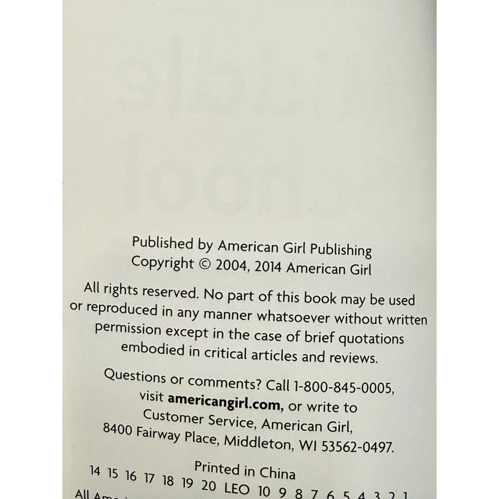 2 American Girl Preteen Books Middle School Digital World